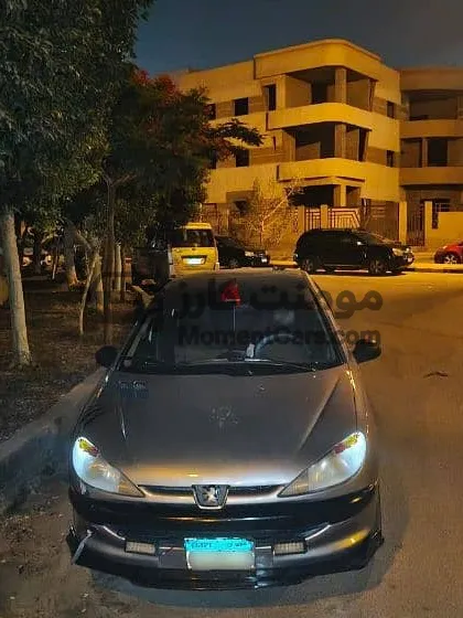 بيجو 206 موديل 2002 مانيوال 1300cc حالة جيدة للبيع