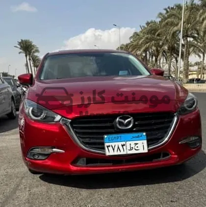 مازدا 3 موديل 2017 توب لاين بصمة فتحة سقف للبيع