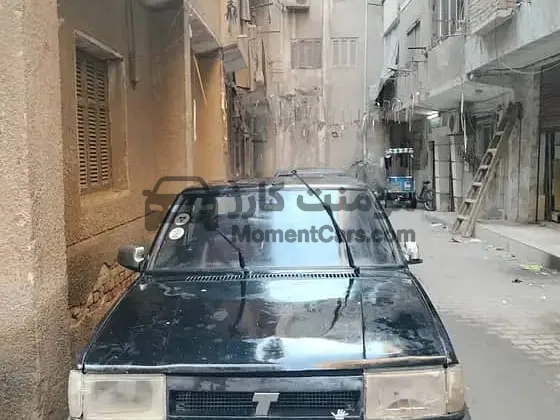 فيات شاهين 1998 أسود 1400cc جنوط سبور ورخصة سنة