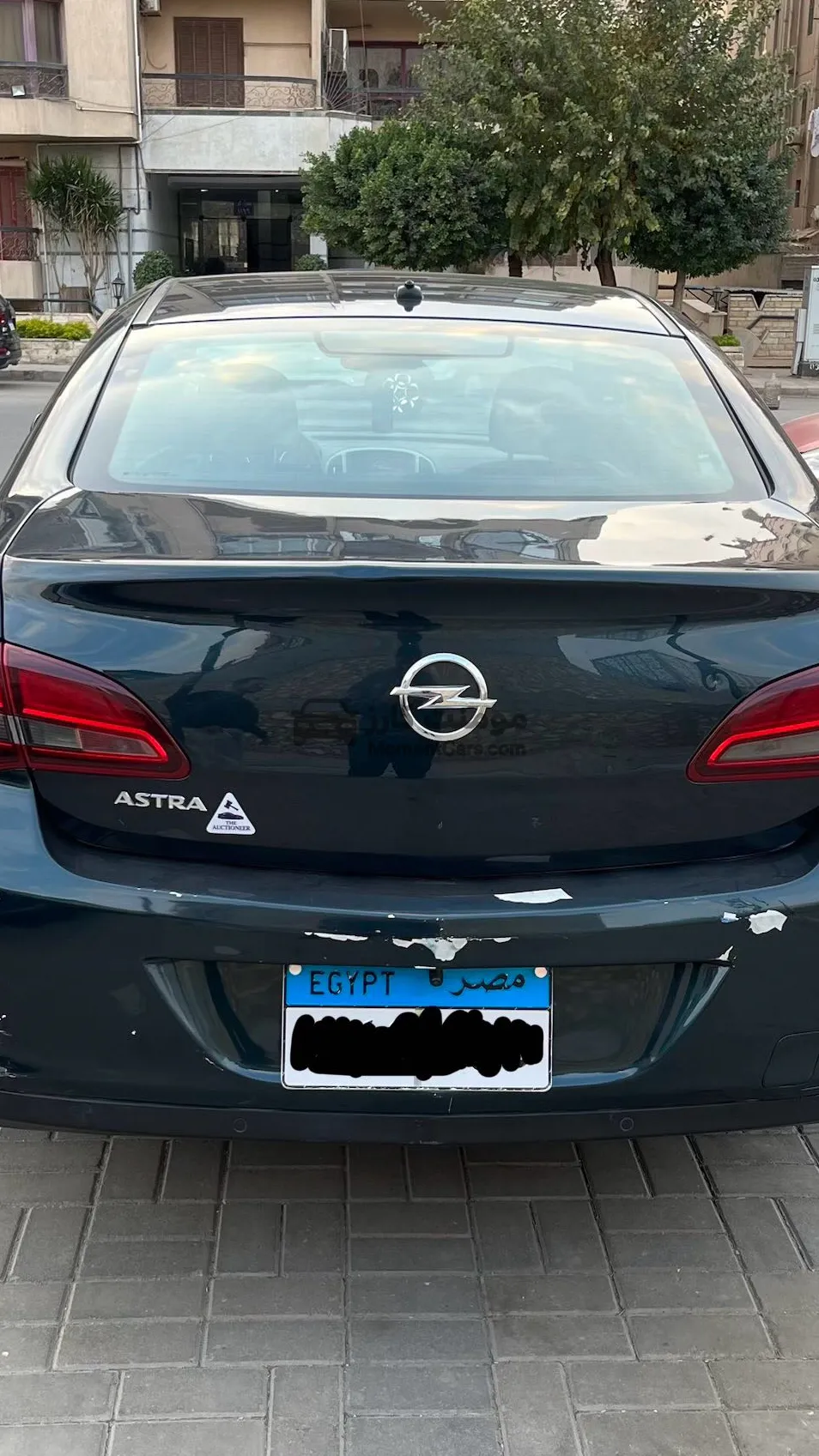 أوبل أسترا 2017 اتوماتيك فابريكة عدا اكصدامين