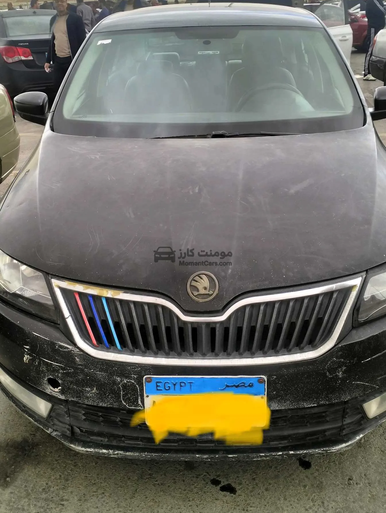 سكودا رابيد 2015 اتوماتيك فئة ثانية للبيع