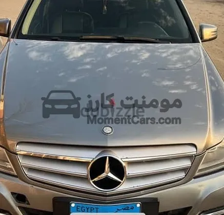 مرسيدس C180 2014 فبريكة عدا رفرف حالة نادرة