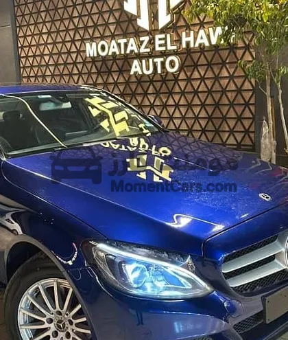 مرسيدس C180 2018 فتحة سقف فبريكة للبيع