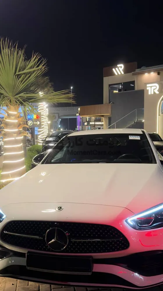 مرسيدس C200 2024 AMG نايت باكج كسر زيرو للبيع