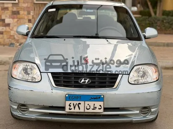 هيونداي فيرنا 2010 - حالة المصنع - عداد 17 ألف كم