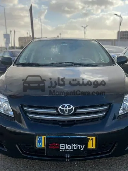 تويوتا كورولا 2010 خليجي فابريكة سقف وكبوت ورنيش