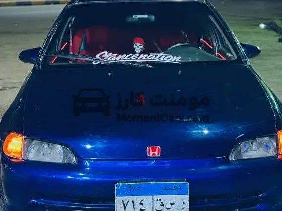 هوندا سيفيك 1992 اتوماتيك جلد بالكامل للبيع بالعبور