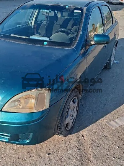 أوبل كورسا سيدان 2003 مانيوال 1600cc كاملة للبيع