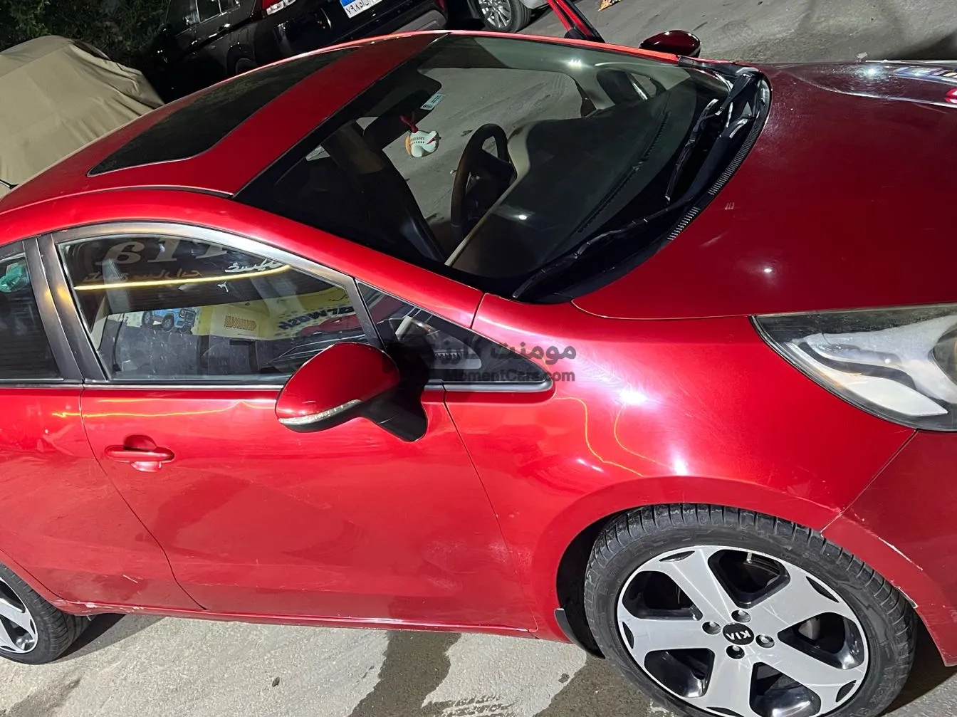 كيا ريو 2013 اتوماتيك كاملة فتحة سقف وجنط 17