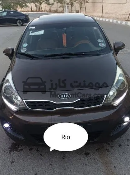 كيا ريو 2013 اتوماتيك اعلى فئة بصمة فتحة سقف