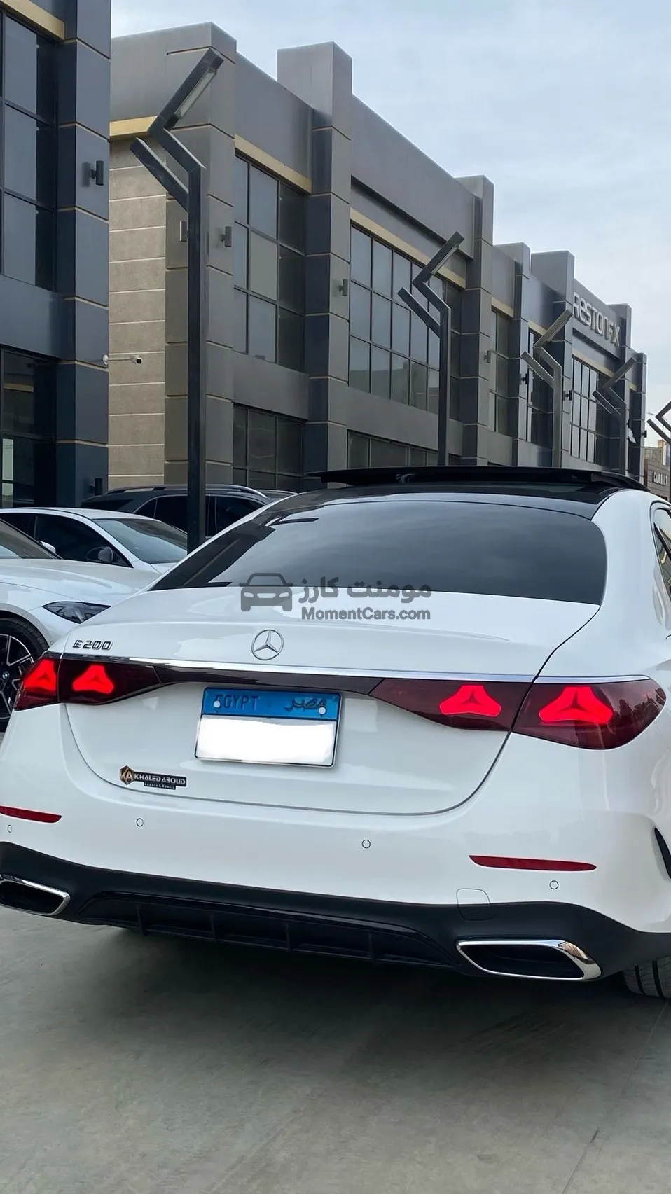 مرسيدس E200 AMG 2024 كسر الزيرو بأكياسها