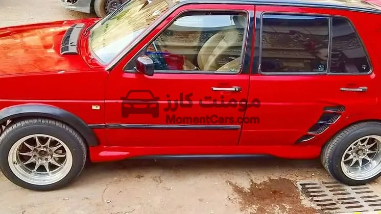 فولكس جولف mk2 موديل 1989 معدلة للبيع
