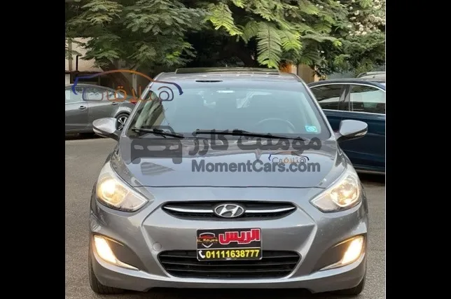 هيونداي اكسنت RB 2017 اتوماتيك كاملة فتحة سقف