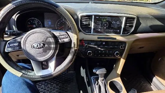 كيا سبورتاج 2021 توب لاين فابريكة 50 ألف كم