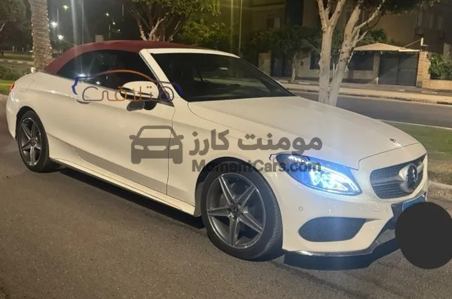 مرسيدس C180 كابورليه 2017 AMG كسر زيرو للبيع