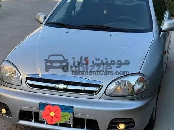 شيفروليه لانوس 2009 فضي فابريكة بالكامل للبيع