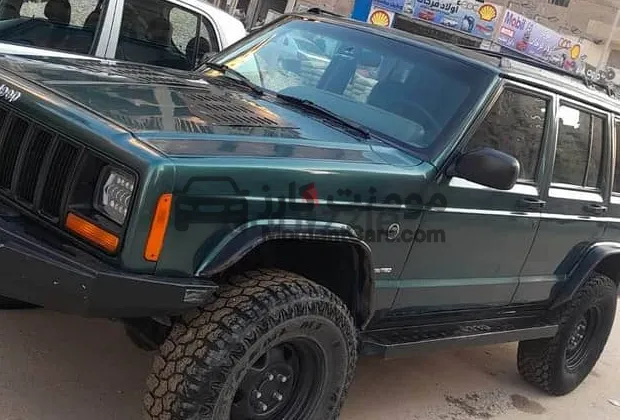 جيب شيروكي 1998 للبيع 6 سلندر 4200cc عفشة معدلة